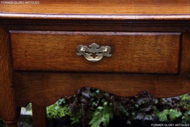 Image 21 of TITCHMARSH AND GOODWIN OAK DRESSER BASE SIDEBOARD HALL TABLE