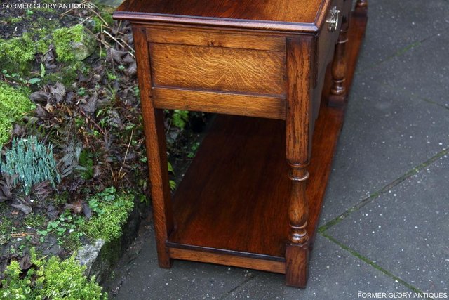 Image 41 of TITCHMARSH AND GOODWIN OAK DRESSER BASE SIDEBOARD HALL TABLE