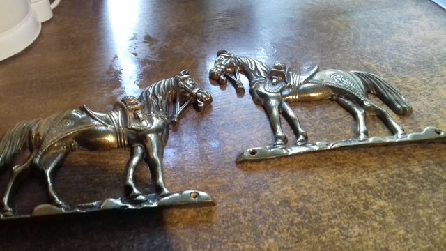 Preview of the first image of pair  of  horse  brasses.