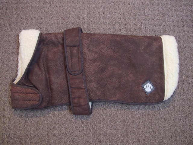 Preview of the first image of Fleece Lined Dog coat.