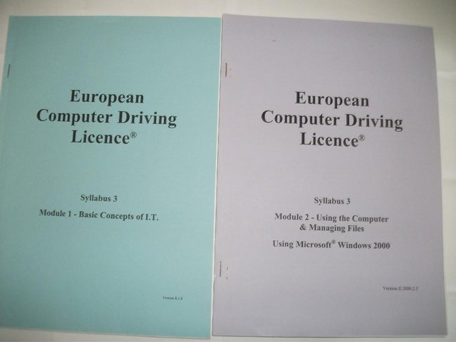 Image 3 of EUROPEAN COMPUTER DRIVING LICENCE