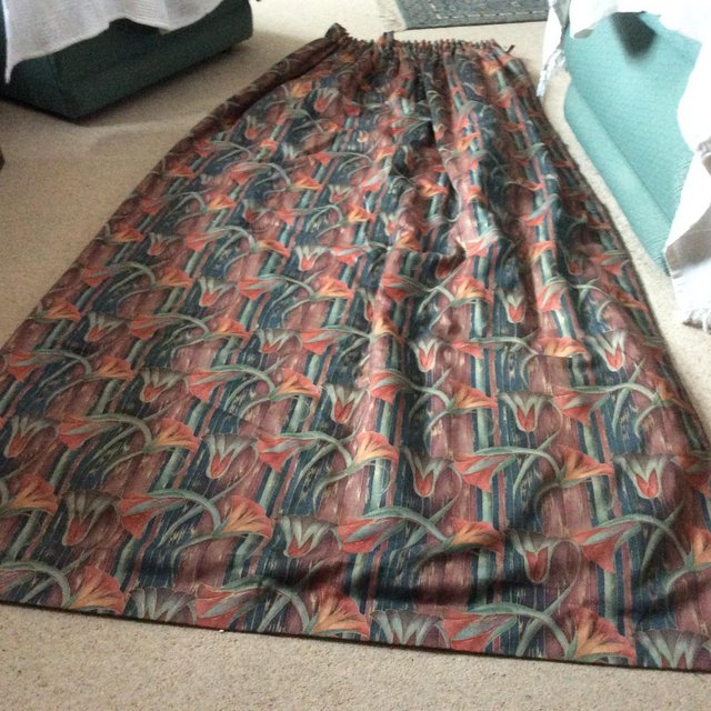 Preview of the first image of Pair of Curtains For sale winter weight.