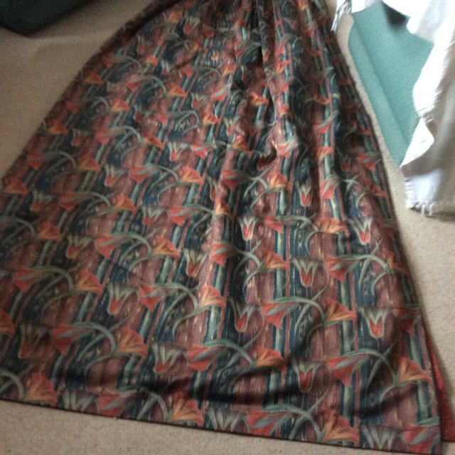Image 2 of Pair of Curtains For sale winter weight