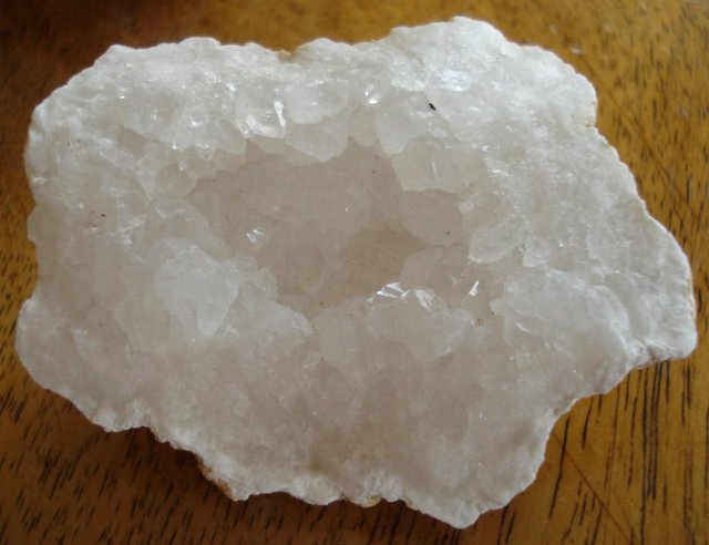 Image 2 of MEDIUM NATURAL GEODE ROCK WITH CLUSTER CRYSTALS FROM MOROCCO