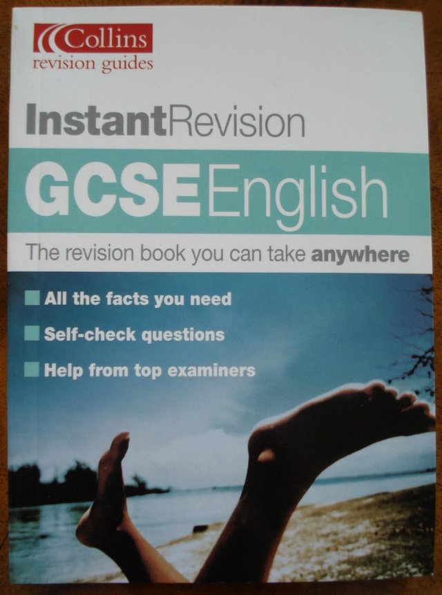 Preview of the first image of NEW COLLINS GCSE ENGLISH INSTANT REVISION GUIDE POCKET SIZE.