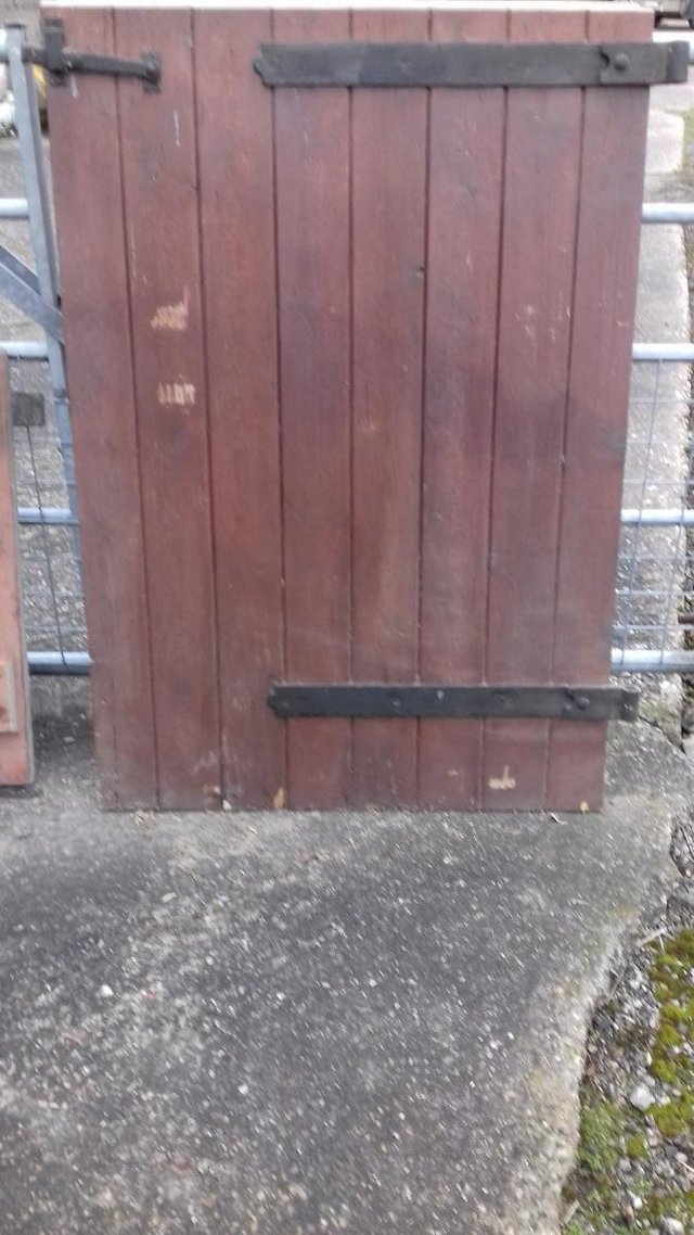 Image 2 of Exterior Hardwood Doors Stable Garage etcPriced per pair