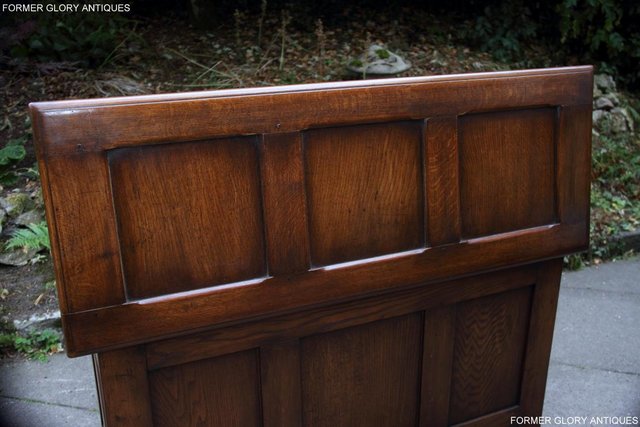 Image 62 of TITCHMARSH & GOODWIN STYLE OAK BLANKET CHEST TOY BOX COFFER