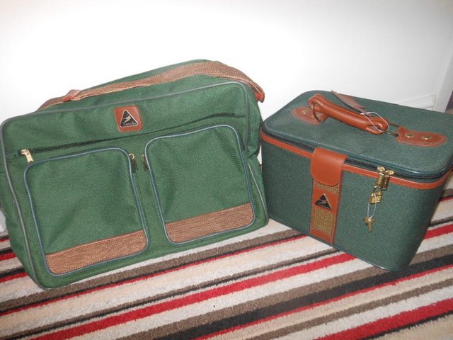 Preview of the first image of Travel Bags- Make Up Case & Holdall -His and Hers! Caravel.
