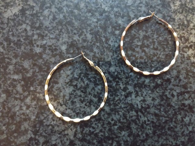 Image 2 of Pair hoop earrings