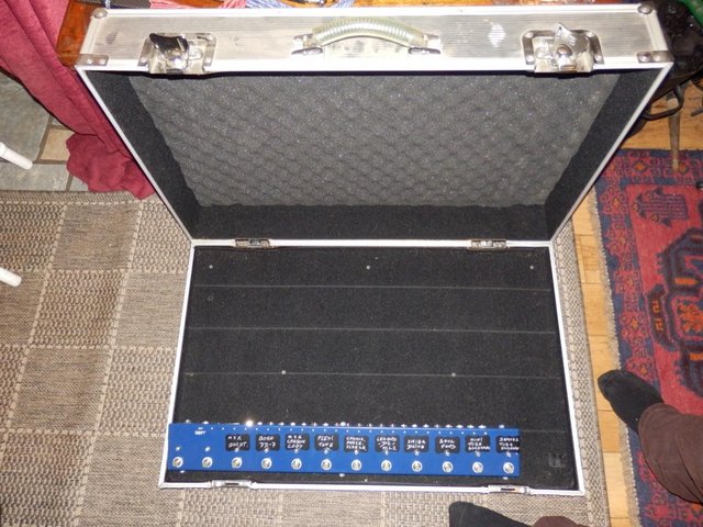 Preview of the first image of Guitar Pedalboard Rockcase - Flight Case.