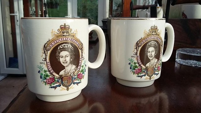 Preview of the first image of Queen Elizabeth II Silver Jubilee Mugs - 1977 - Lord Nelson.