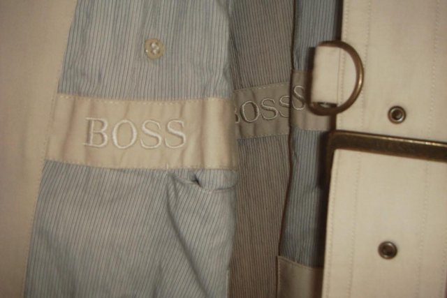 Image 3 of HUGO BOSS DOUBLE BREASTED TRENCH COAT