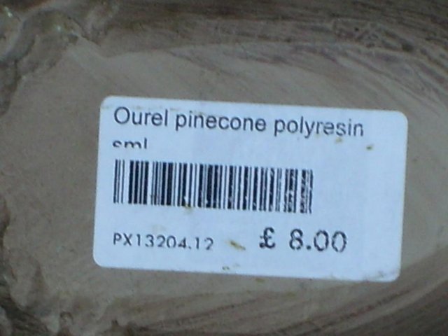 Image 4 of Shabby Chic Decorative Ourel Pinecone NEW!
