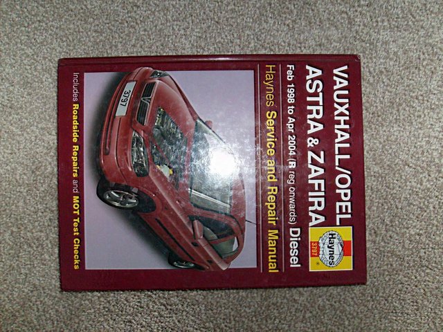 Preview of the first image of VAUXHALL ASTRA/ZAFIRA HAYNES WORKSHOP MANUAL.