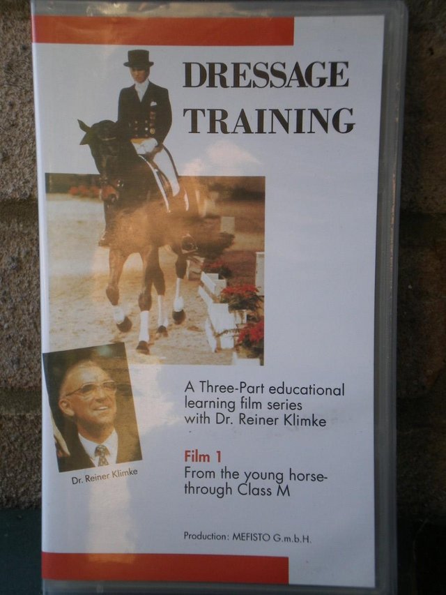 Preview of the first image of Set of 3 Dressage Training VHS tapes.