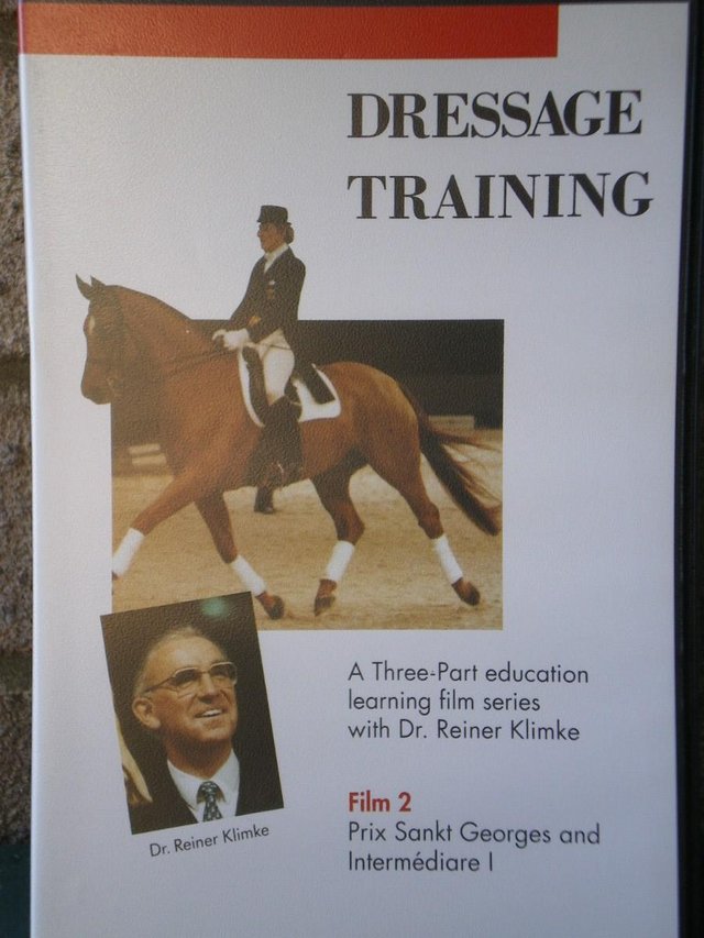 Image 2 of Set of 3 Dressage Training VHS tapes