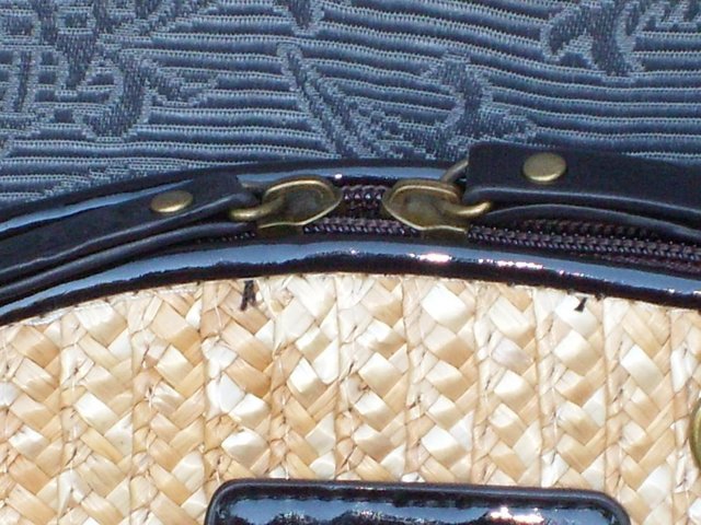 Image 2 of NICA Woven Straw Cross Body Handbag NEW!