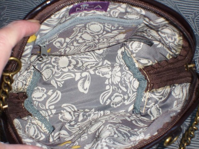 Image 4 of NICA Woven Straw Cross Body Handbag NEW!