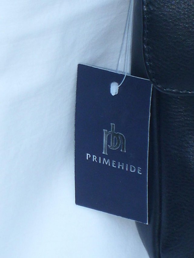 Image 5 of PRIMEHIDE Black Leather Cross Body Bag NEW!