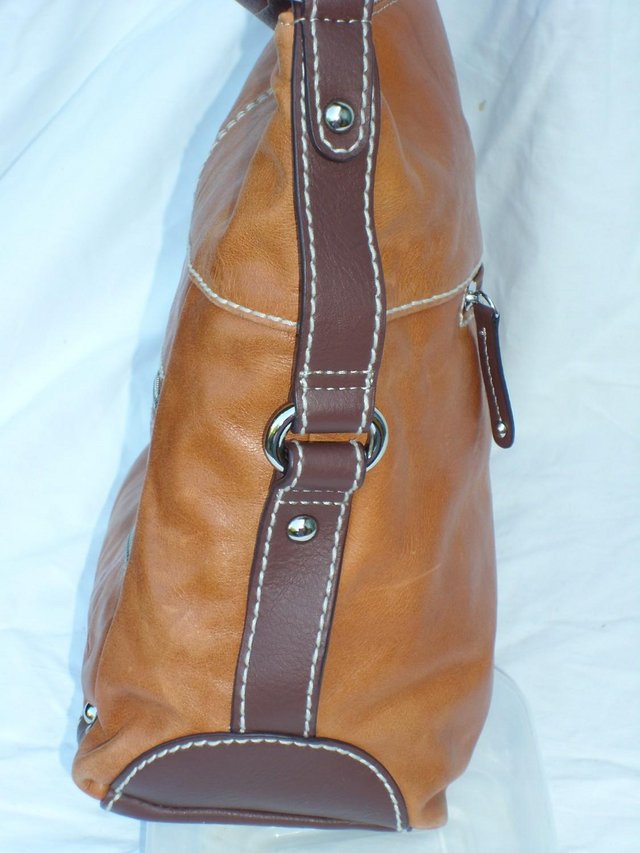 Image 5 of TIGNANELLO Rustic Tan & Brown Shoulder Bag