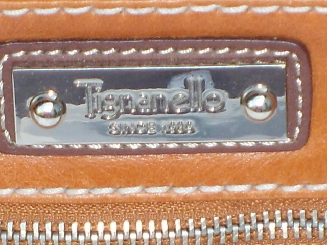 Image 8 of TIGNANELLO Rustic Tan & Brown Shoulder Bag