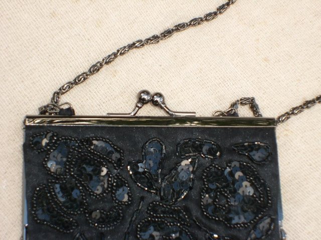 Image 4 of NEW! Principles - Small Black Sparkle Shoulder Handbag