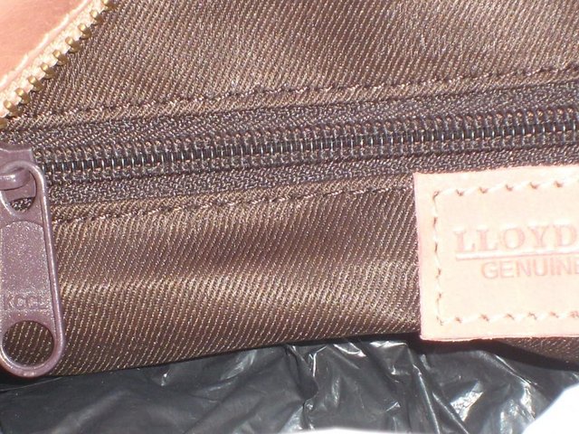 Image 4 of Lloyd Baker Salmon Leather Shoulder Handbag - NEW