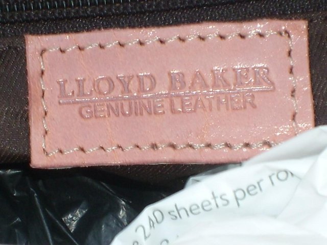 Image 5 of Lloyd Baker Salmon Leather Shoulder Handbag - NEW