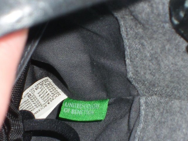 Image 4 of Benetton - Small Grey Hand Held Tote Handbag
