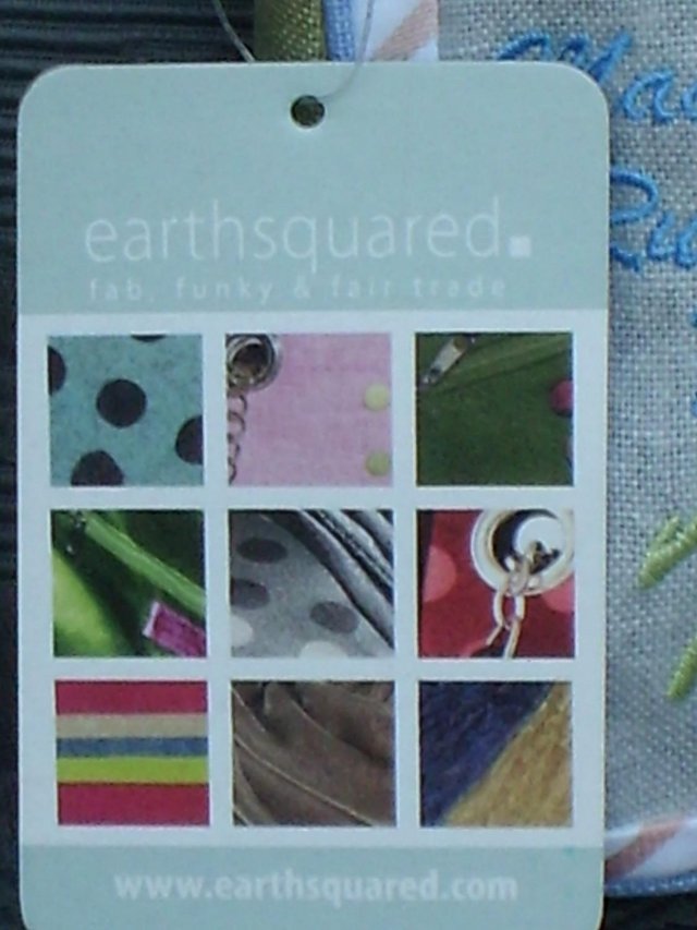 Image 4 of EARTHSQUARED Postcard Messenger Bag NEW + TAGS