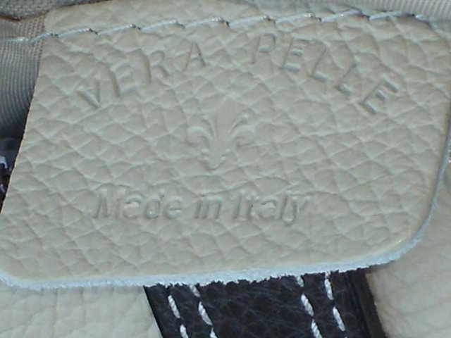 Image 5 of VERA PELLE HEBELLA Leather Shoulder Bag NEW