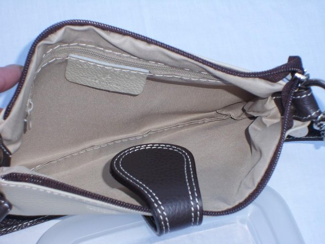 Image 7 of VERA PELLE HEBELLA Leather Shoulder Bag NEW