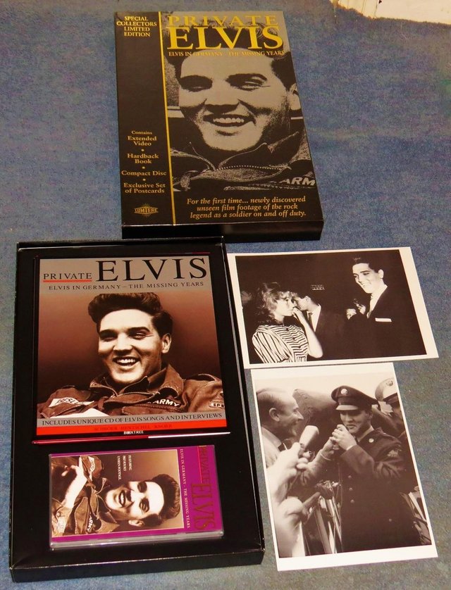 Image 2 of ELVIS PRESLEY PRIVATE ELVIS VIDEO BOOK AND CD