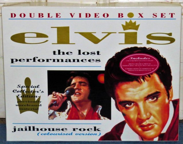 Preview of the first image of ELVIS PRESLEY THE LOST PERFORMANCES AND JAILHOUSE ROCK VIDEO.