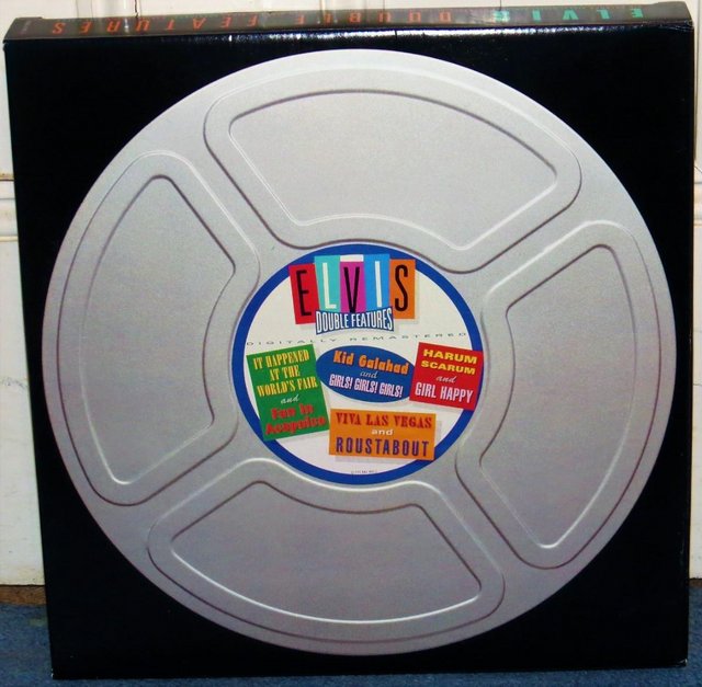 Preview of the first image of ELVIS PRESLEY DOUBLE FEATURES CDS FILM CANISTER.