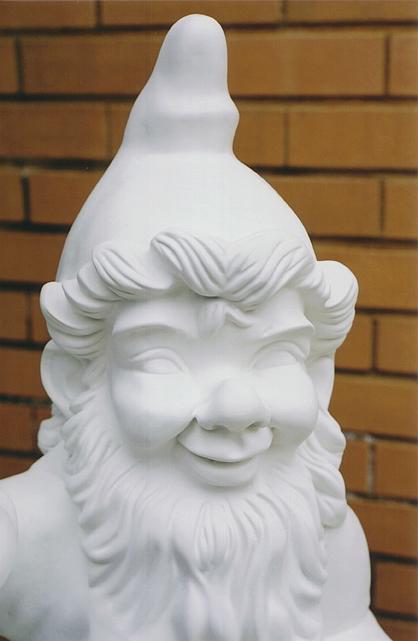 Preview of the first image of LARGE UNIQUE GARDEN GNOME CONTEMPORARY ARTWORK SCULPTURE STA.