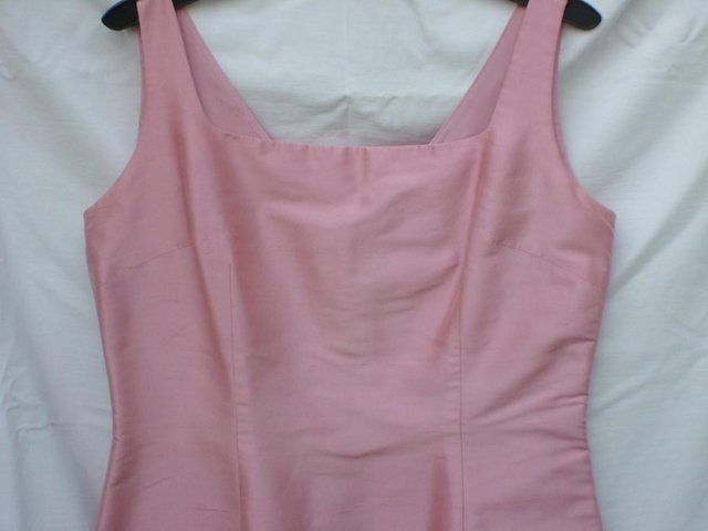 Image 2 of AUGUST SILK Pink Silk Mini Dress – Size 12