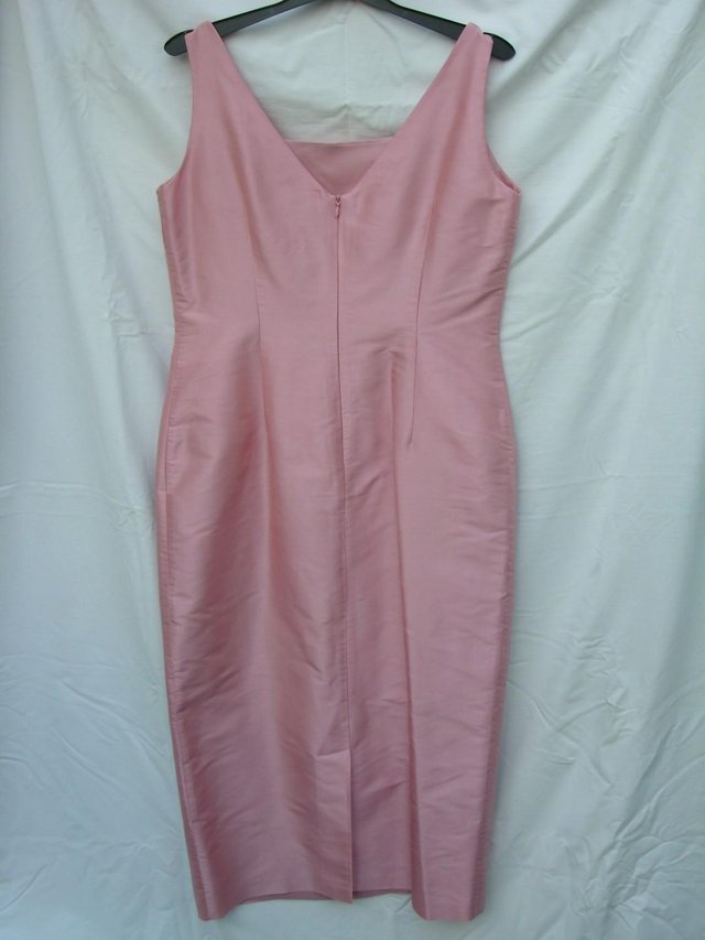 Image 5 of AUGUST SILK Pink Silk Mini Dress – Size 12