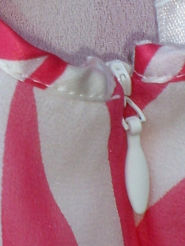 Image 6 of MONSOON Pink & White Silk Top Size 14 NEW!