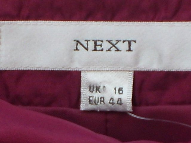 Image 6 of NEXT Red Maxi Evening Skirt Size 16 NEW!