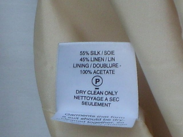 Image 6 of ALEX & CO Cream Silk/Linen Sleeveless Top–Size 12