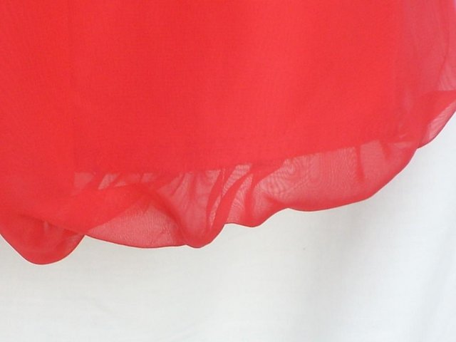 Image 4 of ANTONIO LUCCI Strapless Red Silk Mini Dress–Size 12
