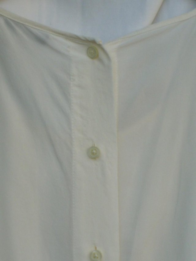 Image 4 of BANANA REPUBLIC Cream Silk Top – Size 6
