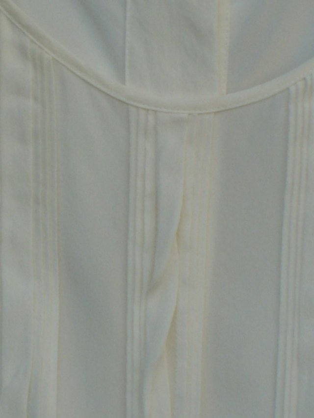 Image 6 of BANANA REPUBLIC Cream Silk Top – Size 6