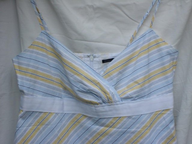 Image 5 of CREW CLOTHING CO Striped Cotton Top–Size 14