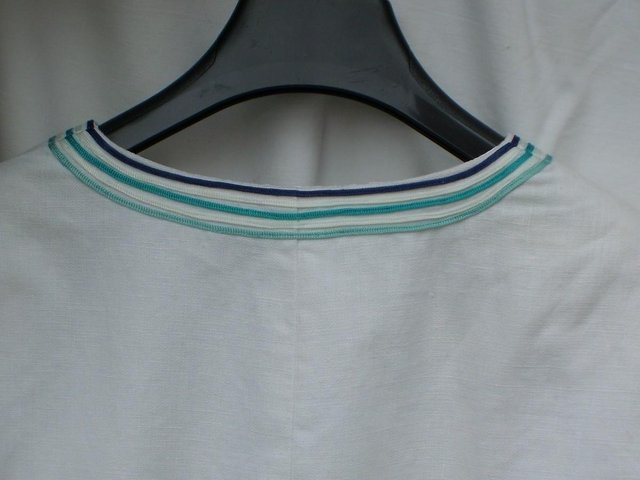 Image 4 of WINDSMOOR White Linen Jacket Top Size 12 NEW
