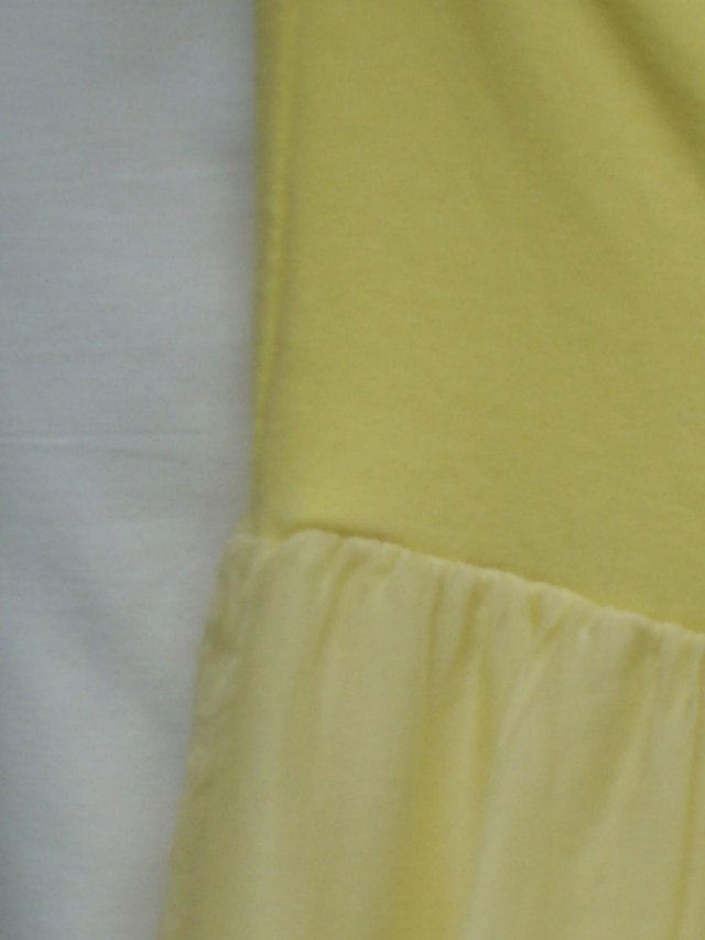 Image 4 of MADE IN ITALY Yellow Silk Harem Type Trousers – Size 8