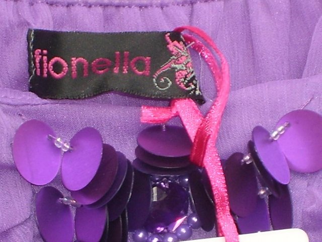 Image 4 of Fionella Purple Mini Dress – Large 14/16 - NEW