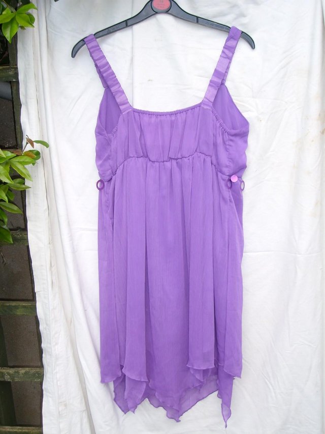 Image 5 of Fionella Purple Mini Dress – Large 14/16 - NEW