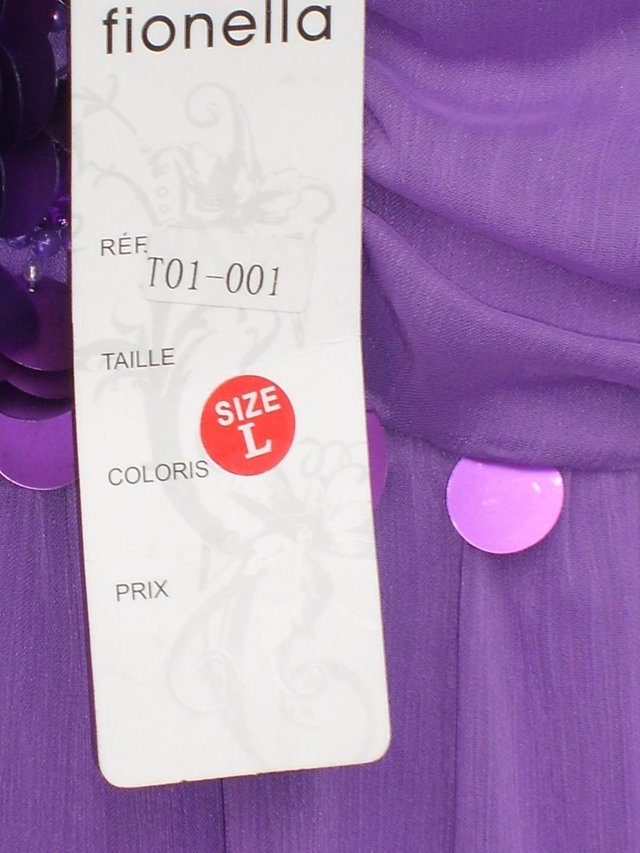 Image 6 of Fionella Purple Mini Dress – Large 14/16 - NEW